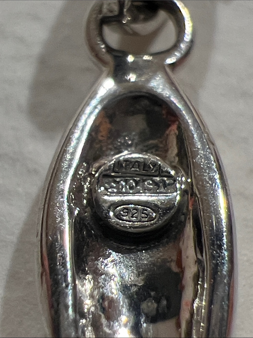 Sterling Silver Fleur-de-Lis Pendant Necklace - Picture 2 of 4